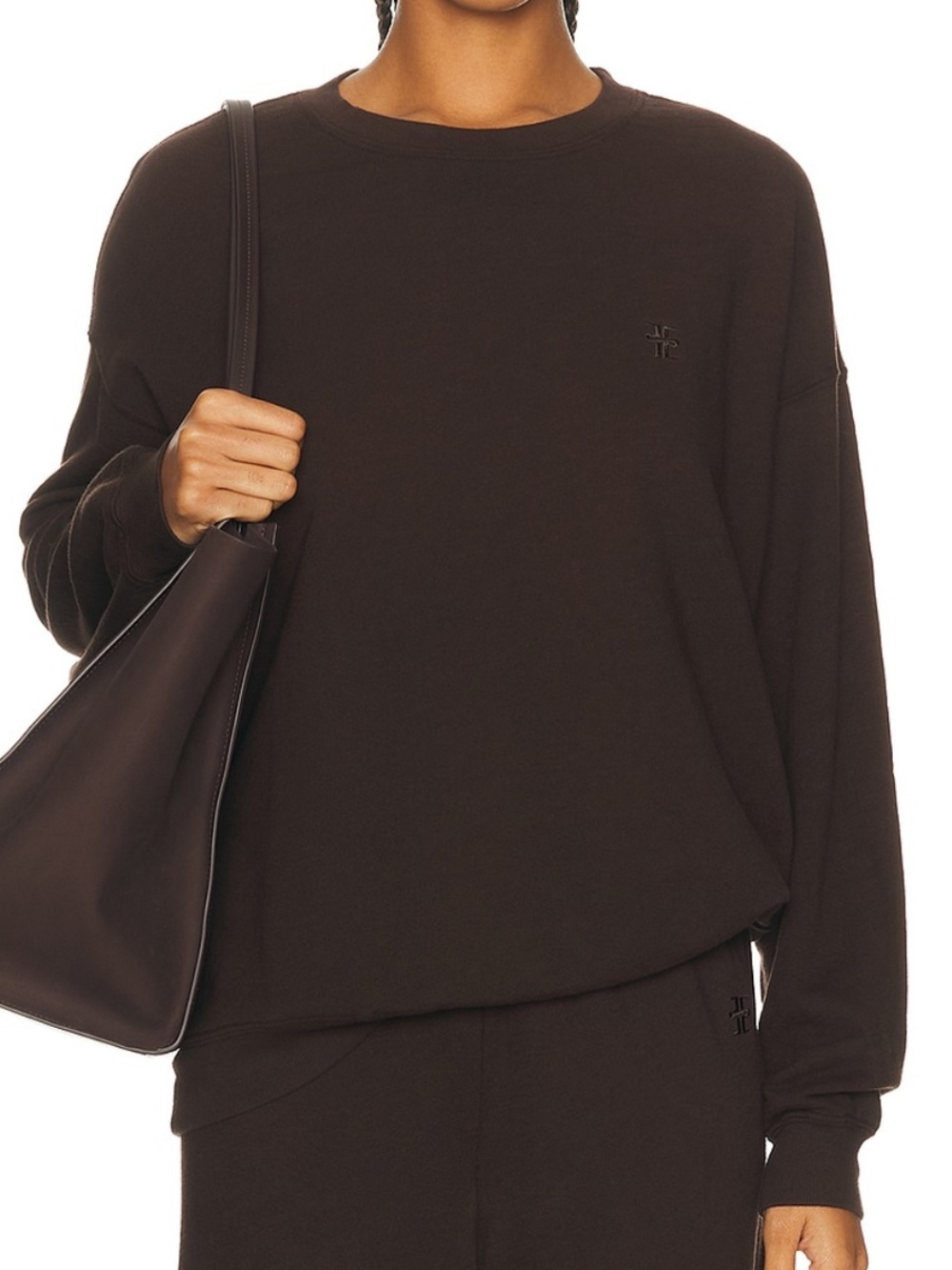 NWT Eterne Oversized Sweater in Espresso XS